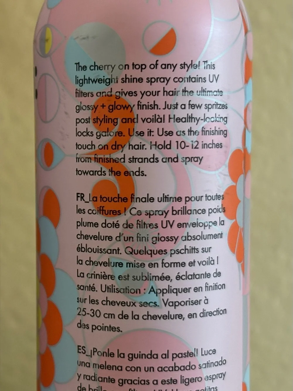2 Amika Top Gloss Shine Spray 4.8oz New & Authentic